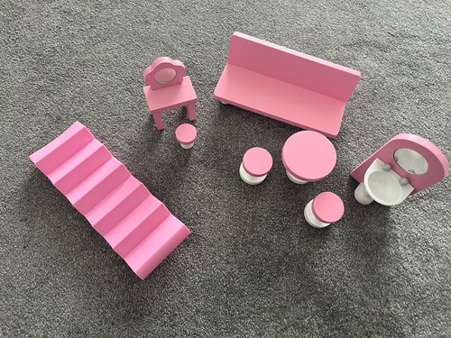 Elc rosebud pink wooden toy - rosebud,