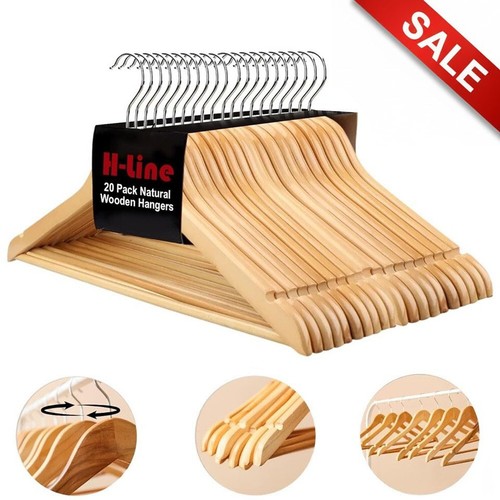 Wooden coat hangers suit - hangers,