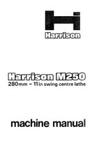 Manual for Harrison M250, 11