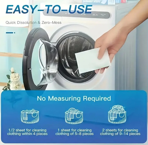 Laundry detergent sheets 30 - x,