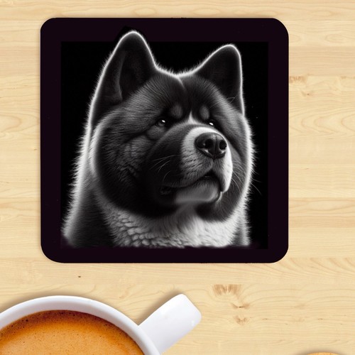 Japanese akita coaster dog - japanese,
