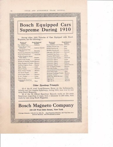 1911 bosch magneto very - bosch, ad/