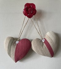 Pair of Hanging Hearts in