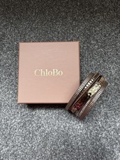 Chlobo Leather Wrap Bracelet Boho Leather Cuff Stacked Rose