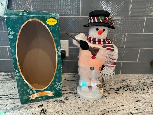 Fiber optic snowman - fiber, figure