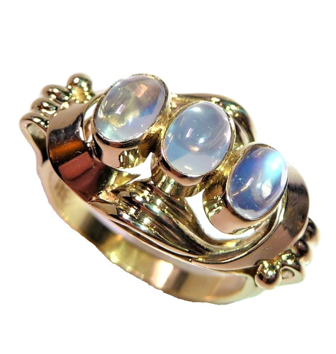 Ring 585 gold - 1.50, ct