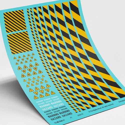 Hazard stripes waterslide - stripes,