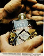 Advertising Eau de Toilette Monsieur Rochas 70s