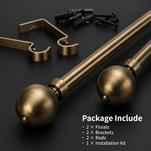 Extendable curtain poles for - poles,