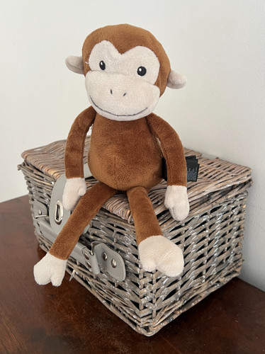 Brown monkey soft toy - h&m,