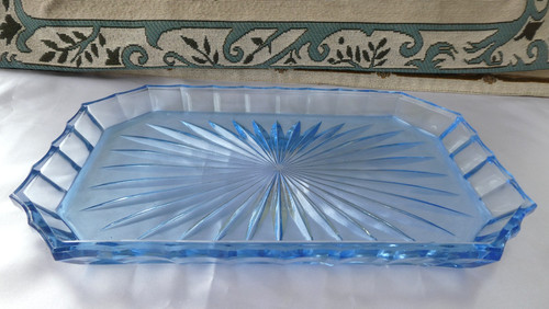 Vintage blue glass - vintage, dressing