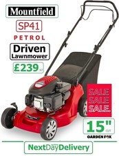 MOUNTFIELD SP41 Driven Petrol 15" Lawnmower 297412043/M21 - 8008984845145 ZTM