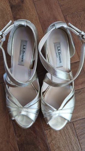 Bennett gold shoes size - gold,