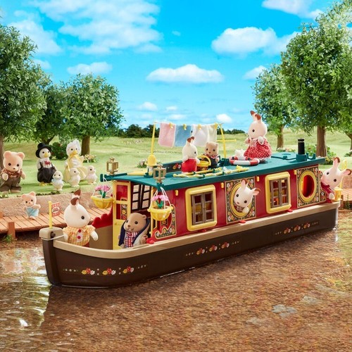 Sylvanian families canal boat - sylvanian,
