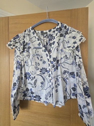 Mint velvet white blue floral - mint,