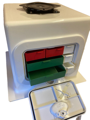 Grp boat seat - box,, tackle