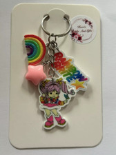 RAINBOW BRITE CHARACTERS KEYRINGS KEYCHAINS CHOOSE DESIGNS (SET B)