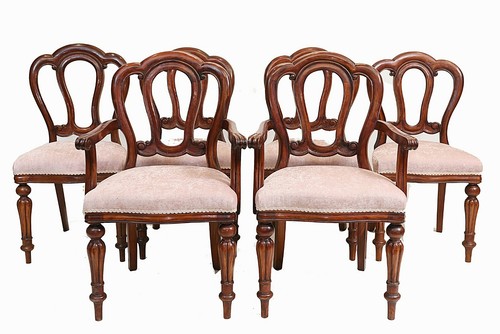 Victorian dining chairs - victorian,