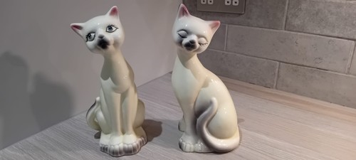Siamese cat porcelain - ,