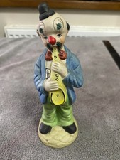 Vintage Ceramic Clown playing