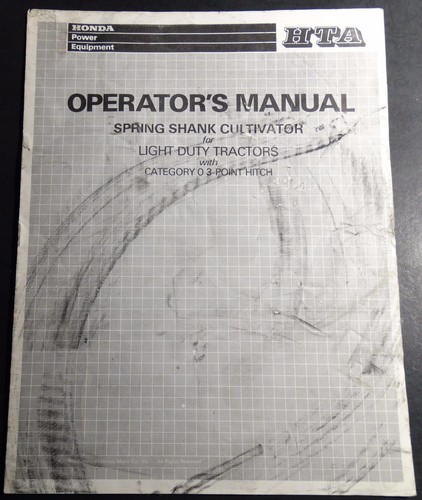 Honda spring shank cultivator - spring,