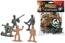 100PCS Plastic Toy Soldiers