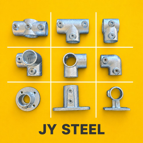 New galvanised key clamps - new,