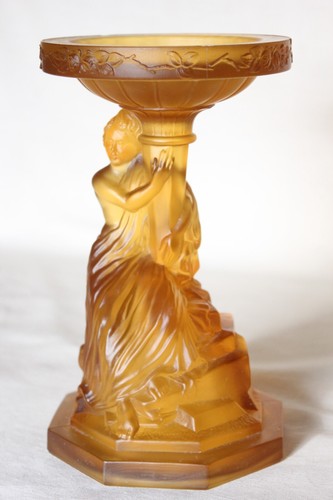Art deco frosted amber - art,