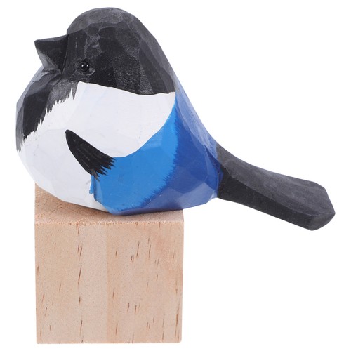 Hand carved wooden bird - wooden,