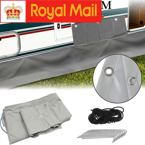 Caravan awning draught - caravan, skirt