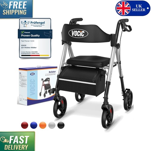 Foldable rollator walker with - rollator,