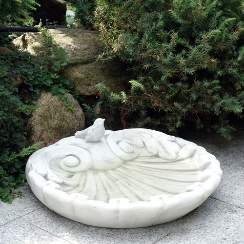 Birdbath bird bath - bird, stone