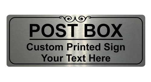 071 personalised post box - personalised,