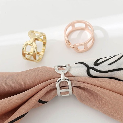 Fashion scarf ring heart - ring,