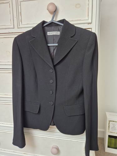 Emporio armani black blazer - blazer, /