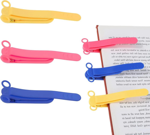 Silicone bookmark clips pack - bookmark,