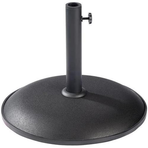 Mercer black concrete parasol - black,
