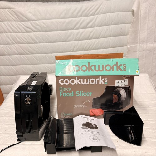Cookworks electric food slicer - cookworks,