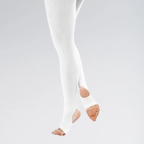 White capezio stirrup ballet - white,