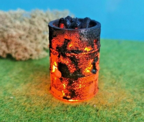 Glowing barrel drum with - barrel,