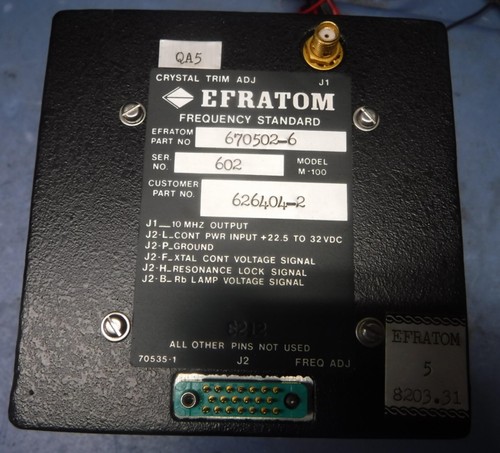 Rubidium standard sn602 - standard,
