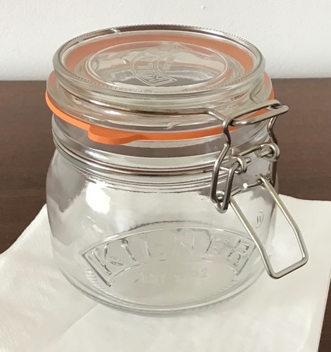 Small size glass kilner