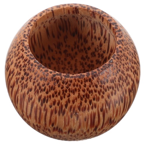 Coconut wood tea drinking - coconut,