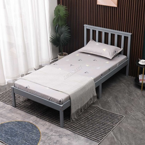 Single bed durable solid pine - single,