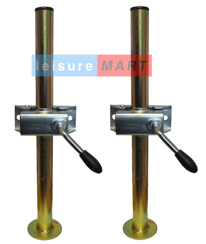 Pair trailer prop stands - a,