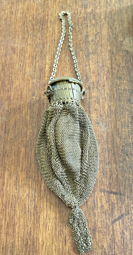 Antique gold tone chainmail - antique,