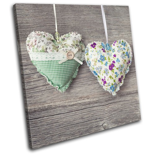 Hearts crochet shabby chic - hearts,