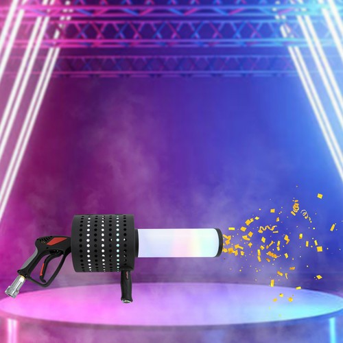 Rgb led co2 cannon jet - co2,