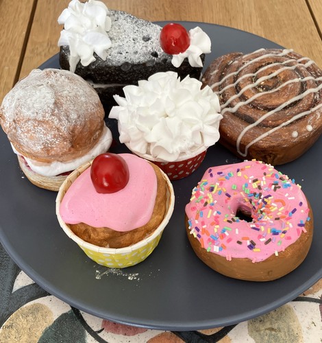 Fake cakes set - fake, 6