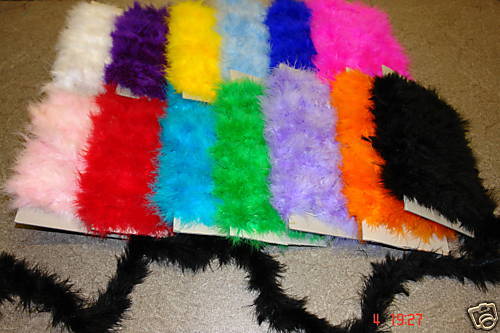Marabou feather fur - feather, string